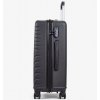 Cestovný kufor ROCK Santiago M ABS - čierna