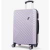Cestovný kufor ROCK Santiago M ABS - fialová