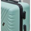 Cestovný kufor ROCK Santiago M ABS - svetlozelená