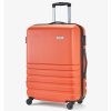 Cestovný kufor ROCK TR-0169/3-M ABS - oranžová