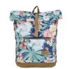 Enrico Benetti Santiago 15" Notebook Backpack Dark Blue Floral