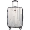 cestovný kufor TUCCI Riflettore T-0272/3-M ABS - strieborná