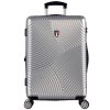 cestovný kufor TUCCI Srotolare T-0277/3-L ABS - strieborná