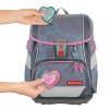 Step by Step  Školní aktovka/batoh 2IN1 PLUS pro prvňáčky – 6dílný set - Glitter Heart Hazle