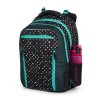 Bagmaster PORTO 24 C školský batoh – čierno-tyrkysový