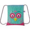 Affenzahn Detský batôžtek Kids Sportsbag Owl - turquoise