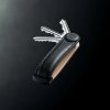 Orbitkey Kožená kľúčenka 2.0 - Black  + Orbitkey Multitool náradie Zadarmo