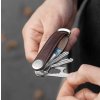 Orbitkey Kožená kľúčenka 2.0 - Espresso & Brown Stitching  + Orbitkey Multitool náradie Zadarmo