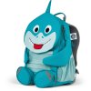Affenzahn Detský batoh do školky Large Friend Shark - blue 8l