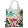 Punta skladacia nákupná taška Paris - biela s motýľmi