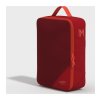 classic packing cube m fiesta red 3.4 front