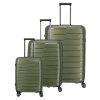 75340 86 travelite air base s m l olive set vg