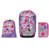 Ergobag Prime set batoh + sáček + pouzdro Flower 2025