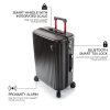 48457 9 heys smart luggage airline aproved s black