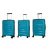 Travelite Kosmos 4w S,M,L Aqua – sada 3 kufrů, TRAVELITE-73940-25