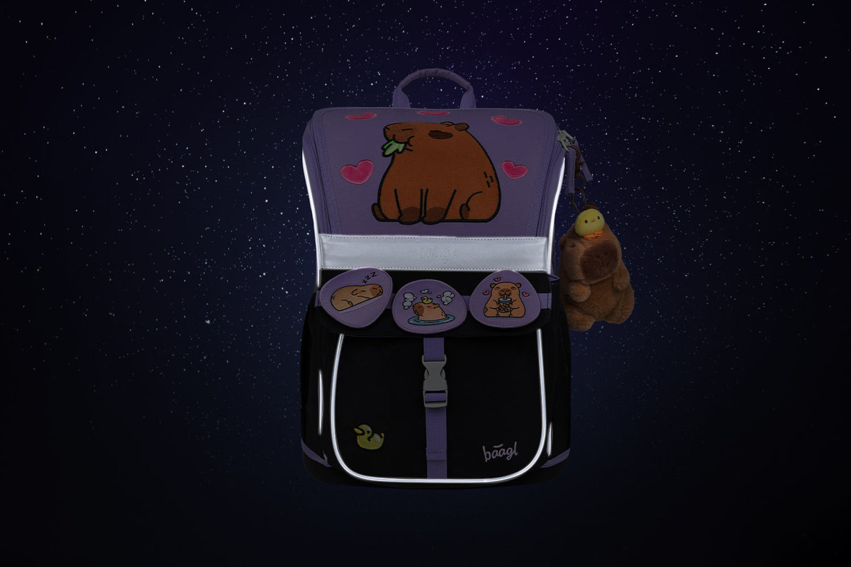 Školní aktovka Zippy Kapybara – detail výrobku