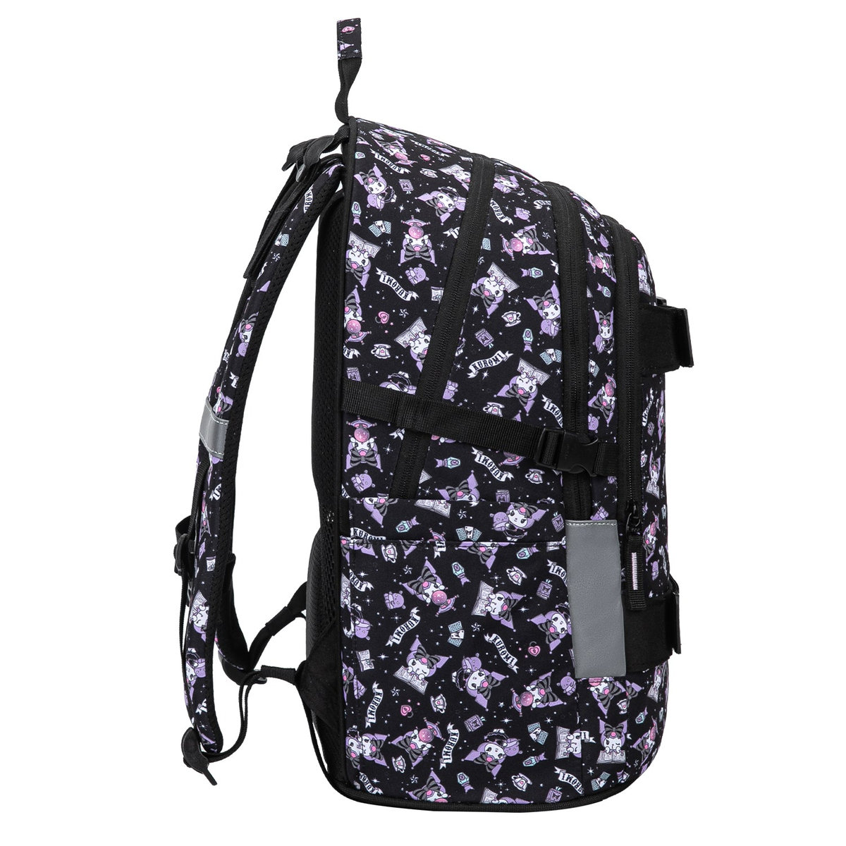 Školní batoh Skate Kuromi Black – detail výrobku