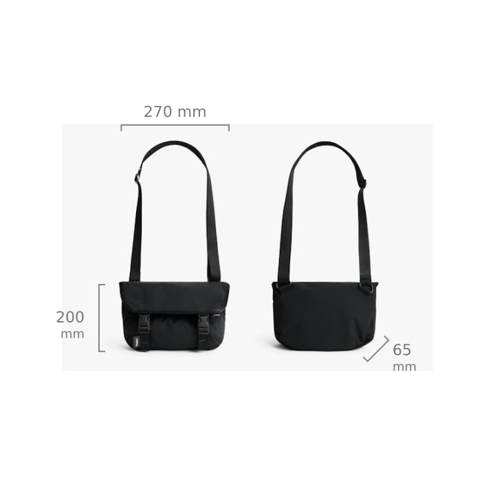 Bellroy Cinch Mini Messenger – rozměry