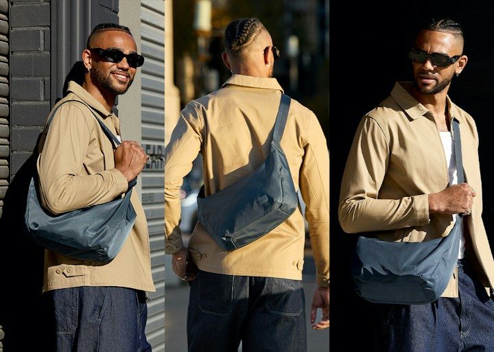Bellroy Laneway Crescent Bag 7 – Tři přirozené polohy nošení