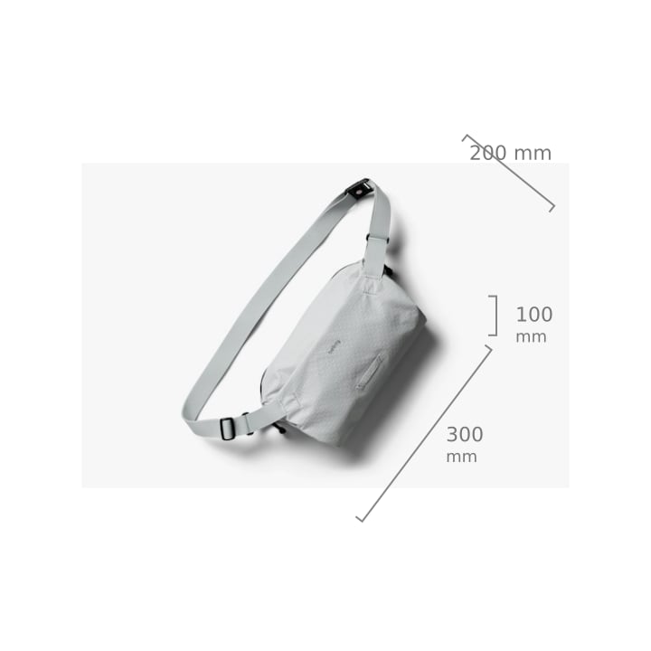 Bellroy Lite Sling – rozměry