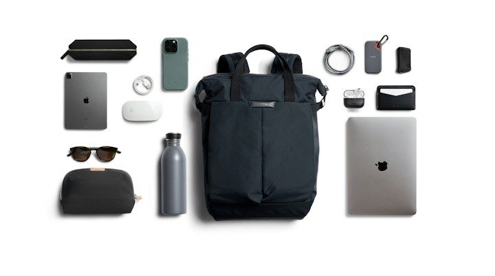 Bellroy Tokyo Totepack Compact – příklad uložených věcí