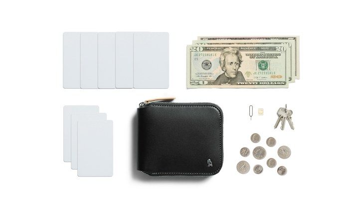 Bellroy Zip Wallet – Mince pod magnetickou klopou