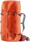 Deuter Guide 42+8 SL – Přední J-vstup a objemová rezerva