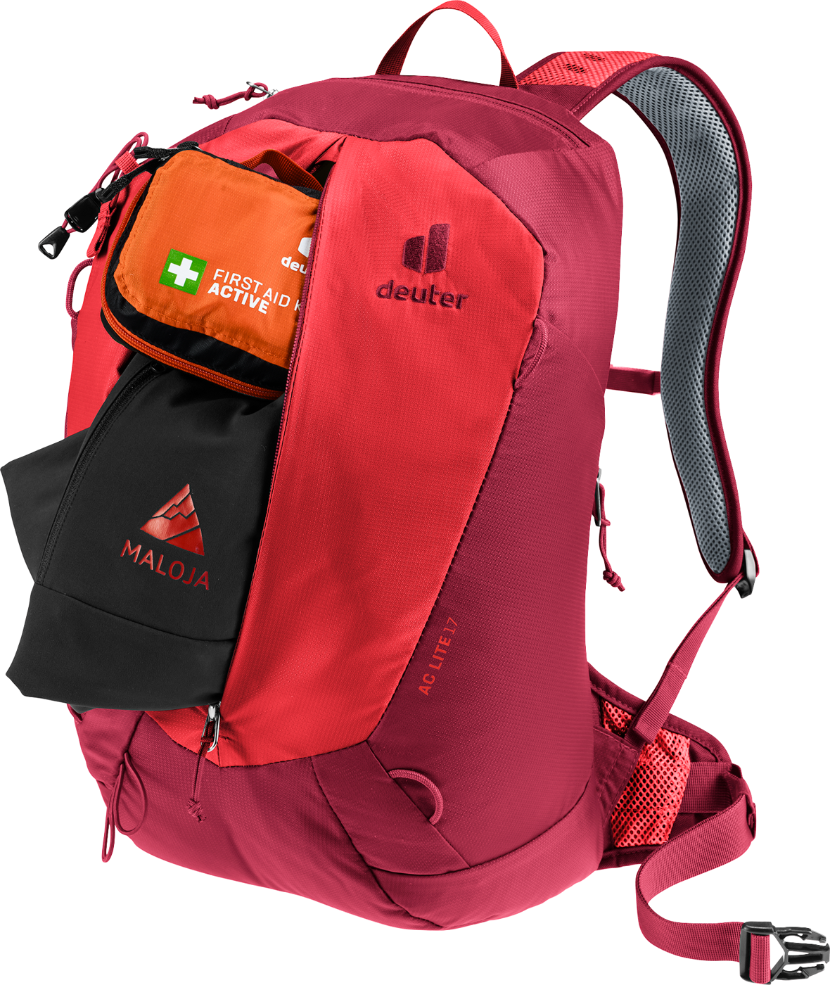 Deuter AC Lite 17 – Přední vstup do hlavní komory