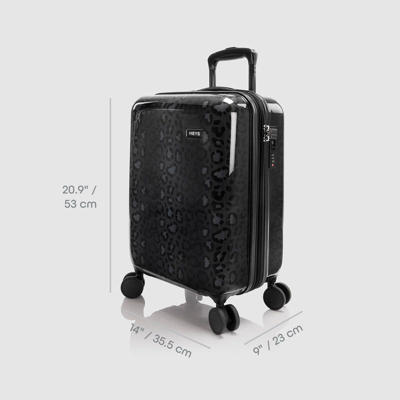 Heys Elite Black Leopard S – Rozměry pro plánování cesty
