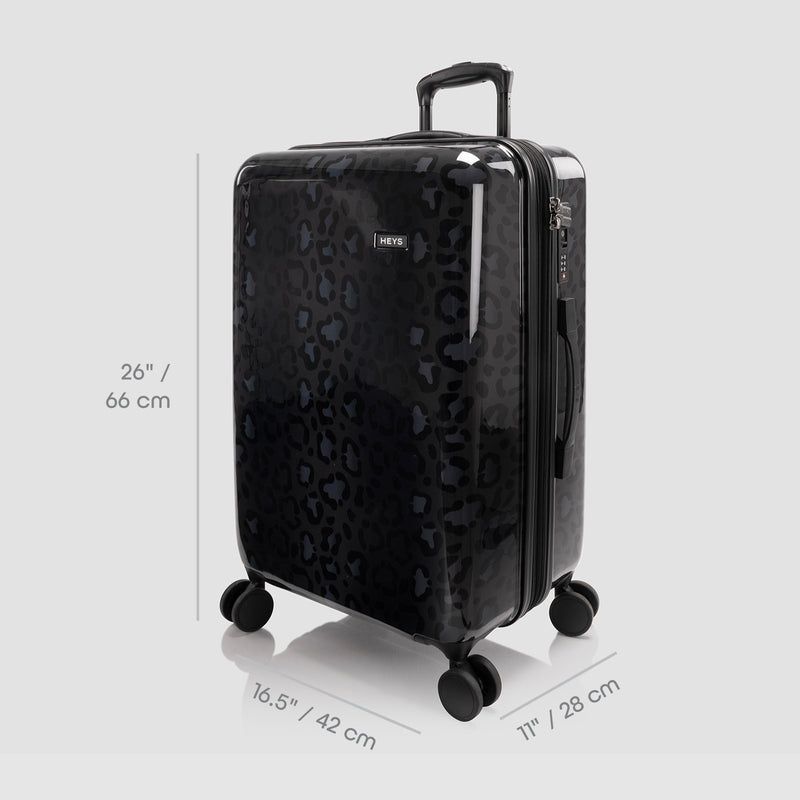 Heys Elite Black Leopard M – Rozměry pro plánování cesty
