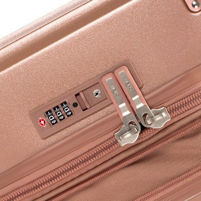 Heys Luxe L Trunk Rose Gold – TSA a rozšíření prostoru