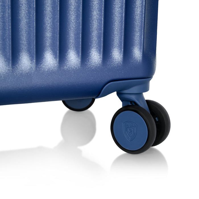 Heys Luxe L Navy – Pojezd a rezerva prostoru