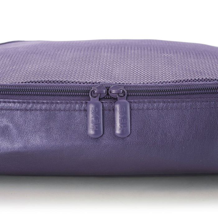 Heys Metallic Packing Cube Navy – 5 kusů – Dvojité jezdce a madla