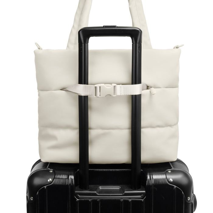 Heys Puffer Tote Bag Off White – Ucha i odnímatelný popruh