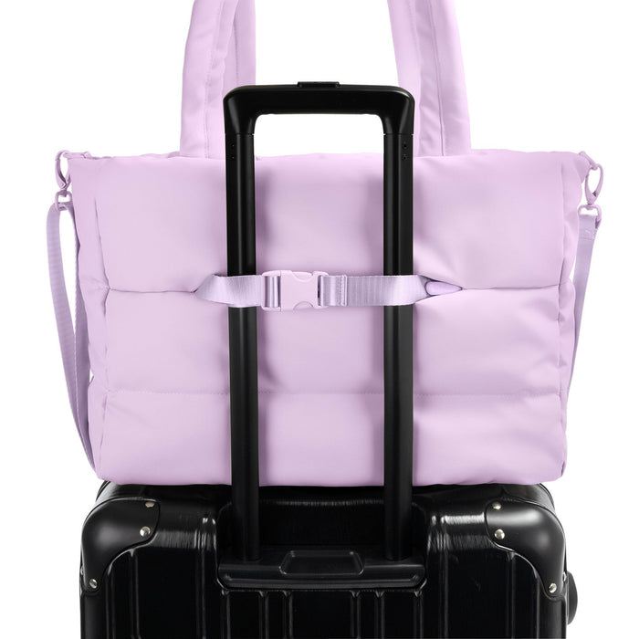 Heys Puffer Travel Tote Lavender – Přes rameno i na kufru