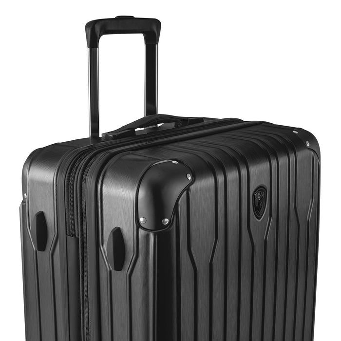 Heys Xtrak S Black – Kovové kryty namáhaných rohů