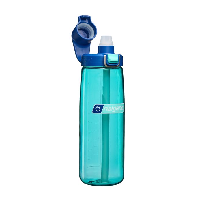 Nalgene FreshFlow Straw Sustain 700 ml – Odklápěcí víčko po ruce