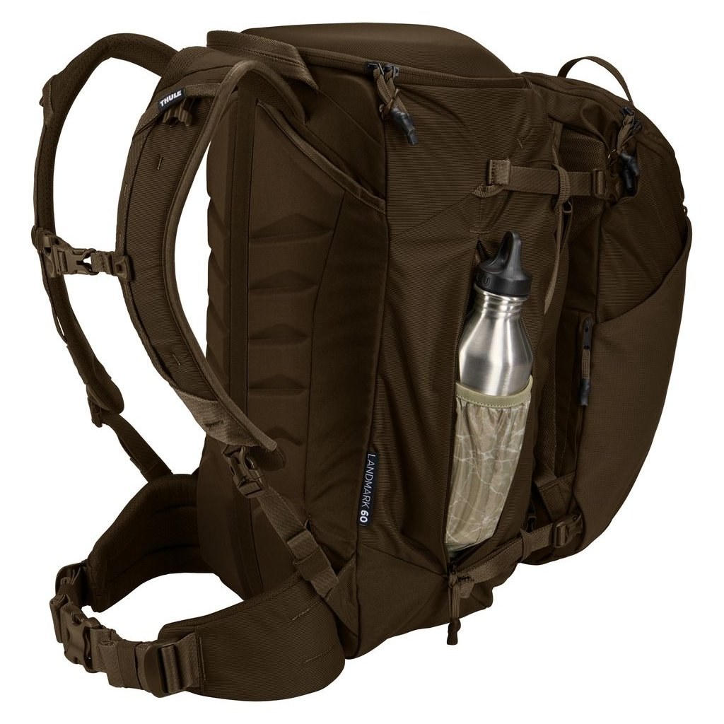 Thule Landmark cestovní batoh 60 l – Boční kapsa se zipem