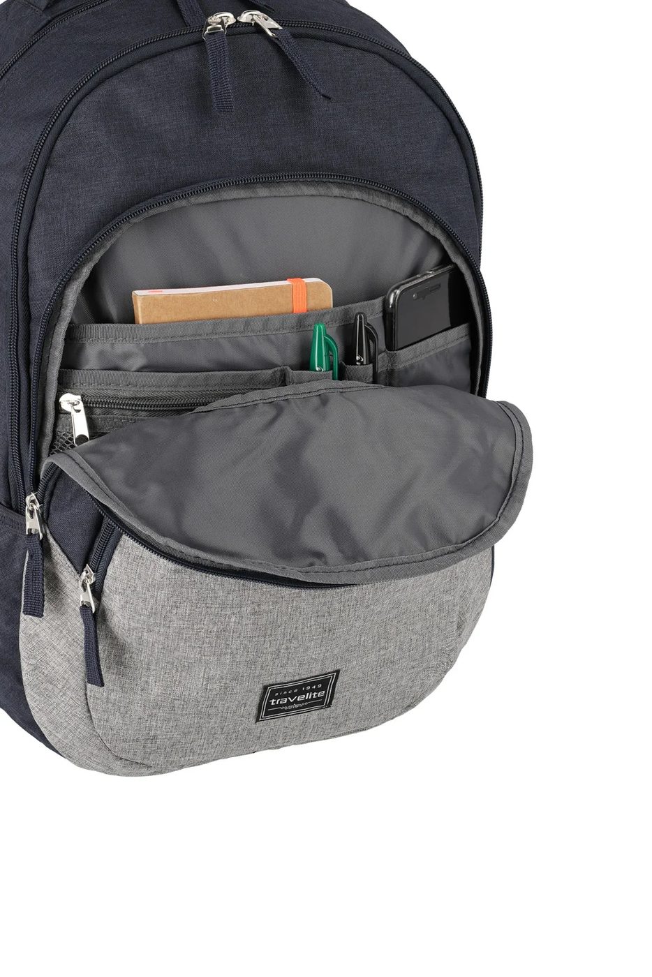 Travelite Basics Backpack Melange – detail provedení 5