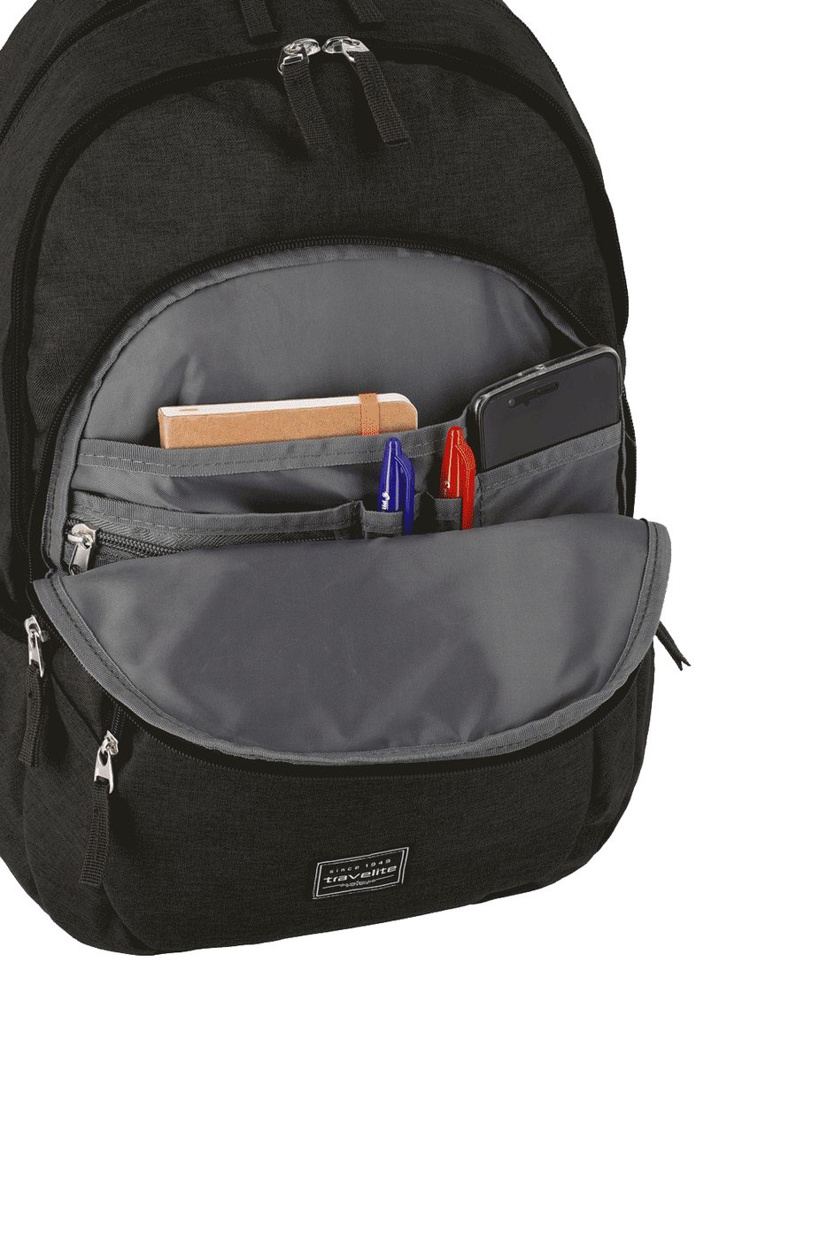 Travelite Basics Backpack Melange – detail provedení 3