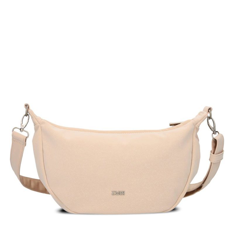 ZWEI M70 – Jemně zaoblená moon bag, sand
