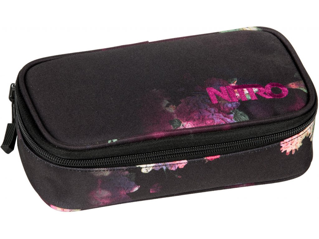 NITRO penál PENCIL CASE XL black rose