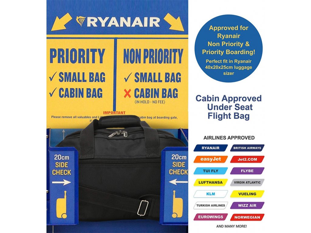 En ryanair se puede llevar mochila y bolso