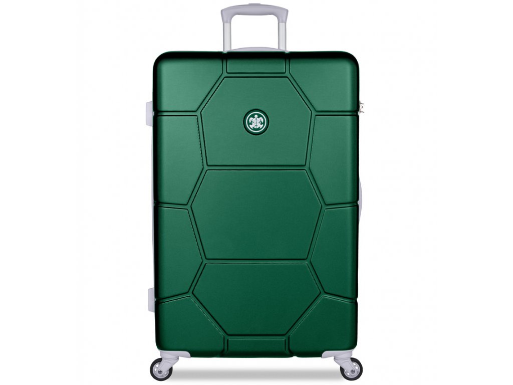 Cestovní kufr SUITSUIT® TR-1262/3-L ABS Caretta Jungle Green - SvětBatohů.cz
