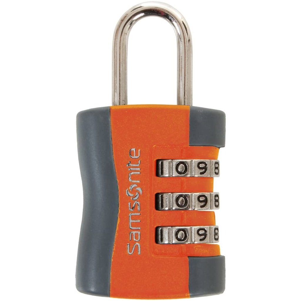 Samsonite Triple Combination Lock Orange LUGGAGE LOCKS SvětBatohů.cz