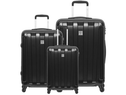 Sada cestovních kufrů SIROCCO T-1162/3 ABS/PC - černá + Sluchátka, myš nebo pouzdro