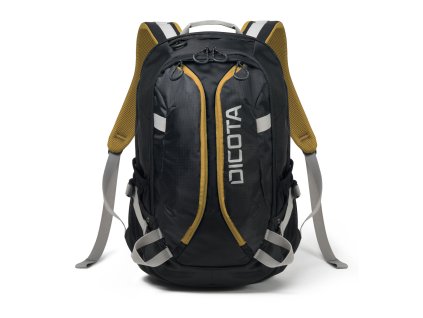 Dicota Backpack Active 14-15,6" černo/žlutá + LED svítilna