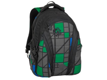 Pánský batoh Bagmaster BAG 8 H BLACK/GRAY/GREEN, barva černá ,Objem 21 - 30 litrů