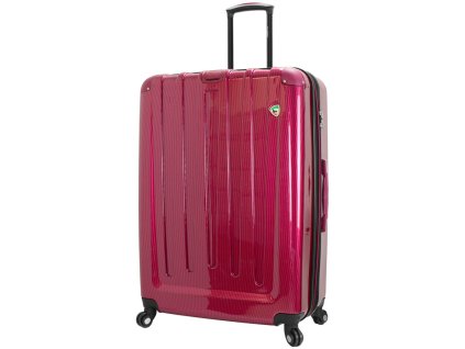 Cestovní kufr MIA TORO M1321/3-XL - vínová + LED svítilna