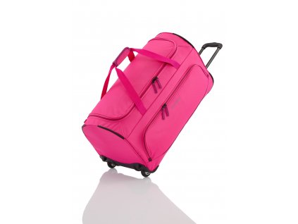 Travelite Basics Fresh Wheeled Duffle Pink